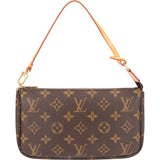 Louis Vuitton Canvas Monogram Pochette Accessoire Handbag
