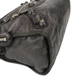 Balenciaga Black Leather Classic City Handbag
