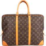 Louis Vuitton Canvas Monogram Porte Documents Handbag