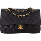 Chanel Quilted Lambskin 24K Gold Medium Double Flap Crossbody Bag