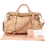 Miu Miu Leather City Handbag
