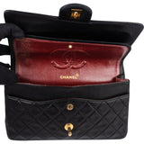Chanel Quilted Lambskin 24k Gold Medium Double Flap Crossbody Bag