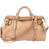 Miu Miu Leather City Handbag