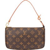 Louis Vuitton Canvas Monogram Pochette Accessoire Handbag