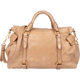 Miu Miu Leather City Handbag