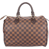 Louis Vuitton Damier Ebene Speedy 30 Handbag