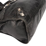 Balenciaga Black Leather City Handbag