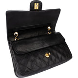 Chanel Quilted Lambskin 24K Gold Medium Double Flap Crossbody Bag