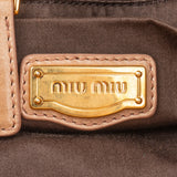 Miu Miu Leather City Handbag