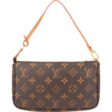 Louis Vuitton Canvas Monogram Pochette Accessoire Handbag