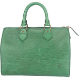 Louis Vuitton Green Epi Leather Speedy 25 Handbag