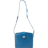 Louis Vuitton Bleu Epi Leather Capucines Crossbody Bag