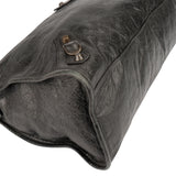 Balenciaga Black Leather City Handbag