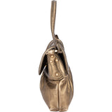 Fendi Golden Leather Zucca Chef Handbag