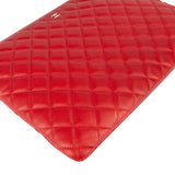 Chanel Quilted Lambskin CC Clutch