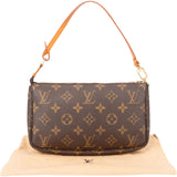 Louis Vuitton Canvas Monogram Pochette Accessoire Handbag