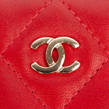 Chanel Quilted Lambskin CC Clutch