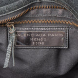 Balenciaga Black Leather City Handbag