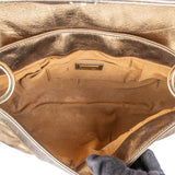 Fendi Golden Leather Zucca Chef Handbag
