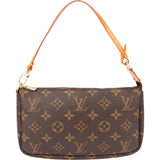 Louis Vuitton Canvas Monogram Pochette Accessoire Handbag