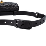 Chanel Quilted Lambskin 24K Gold Single Flap Waistbag