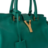 Saint Laurent Green Leather Y Handbag