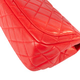 Chanel Quilted Lambskin Single Flap Crossbody Bag