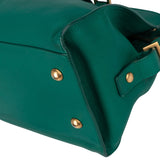 Saint Laurent Green Leather Y Handbag