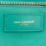 Saint Laurent Green Leather Y Handbag