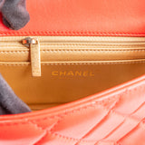 Chanel Quilted Lambskin Single Flap Crossbody Bag