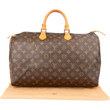 Louis Vuitton Canvas Monogram Speedy 40 Handbag