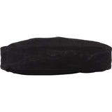 Fendi Black Cotton Baguette Buckle Shoulder Bag