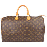Louis Vuitton Canvas Monogram Speedy 40 Handbag