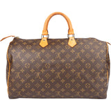 Louis Vuitton Canvas Monogram Speedy 40 Handbag