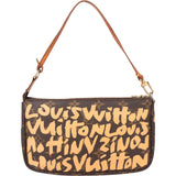 Louis Vuitton Limited Graffiti Pochette Accessoire Handbag