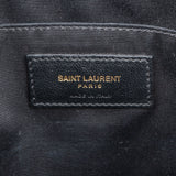 Saint Laurent Blue Satin Lou Crossbody Bag