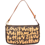 Louis Vuitton Limited Graffiti Pochette Accessoire Handbag