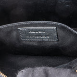 Saint Laurent Blue Satin Lou Crossbody Bag