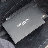 Saint Laurent Blue Satin Lou Crossbody Bag