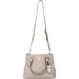 Prada Grey Leather Vitello Handbag