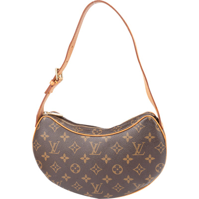 Louis Vuitton Canvas Monogram Croissant PM Shoulder Bag - vintageandkickz