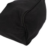 Fendi Black Cotton Baguette Buckle Shoulder Bag