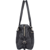 Prada Leather Twin Pocket Triangle Shoulder Bag