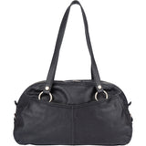 Prada Leather Twin Pocket Triangle Shoulder Bag