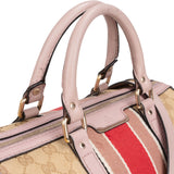 Gucci GG Monogram Stripe Boston Handbag