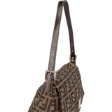 Fendi FF Monogram Baguette Mamma Handbag