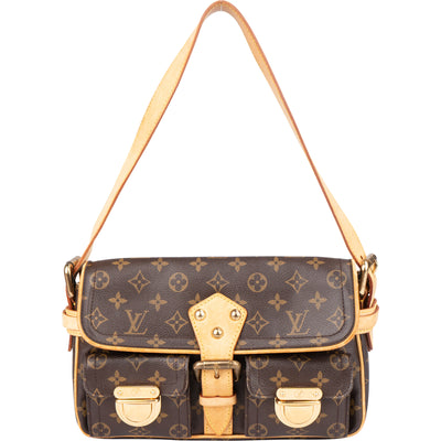 Louis Vuitton Canvas Monogram Hudson PM Shoulder Bag - vintageandkickz