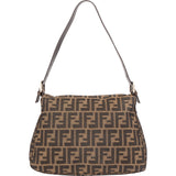 Fendi FF Monogram Baguette Mamma Handbag
