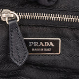 Prada Leather Twin Pocket Triangle Shoulder Bag