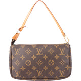 Louis Vuitton Canvas Monogram Pochette Accessoire Handbag